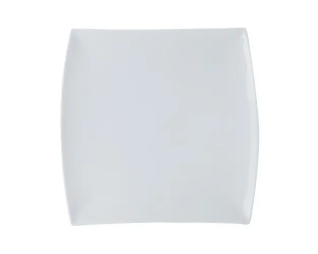 Platou dreptunghiular, Maxwell &amp; Williams, White Basics Square, 17 x 30 cm, portelan, alb