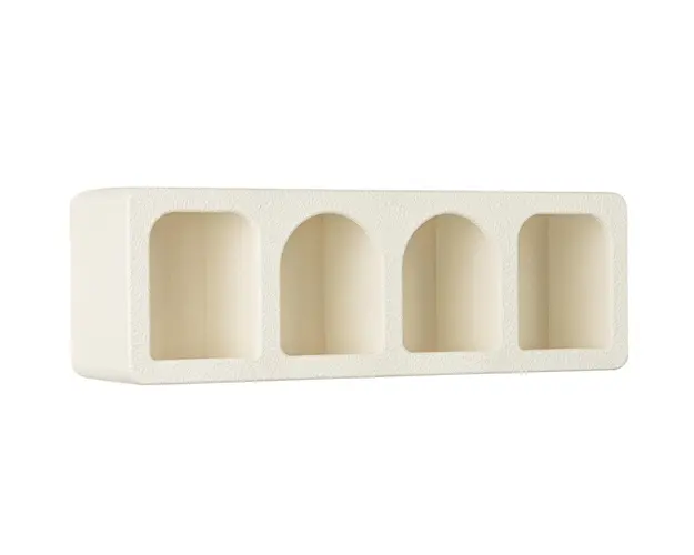 Raft de perete Creamy, Bizzotto, 60x15x20 cm, MDF, alb
