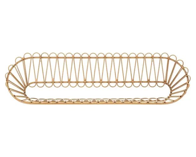 Raft de perete Panama, Mauro Ferretti, 162 x 43.5 cm, fier, maro