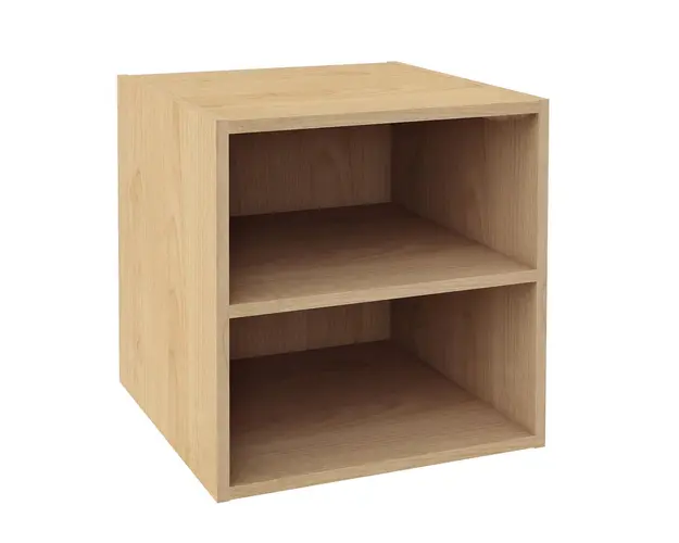 Raft modular Composite Cube W-Shelf, Bizzotto, 35x35x35 cm, PAL/MDF, natural