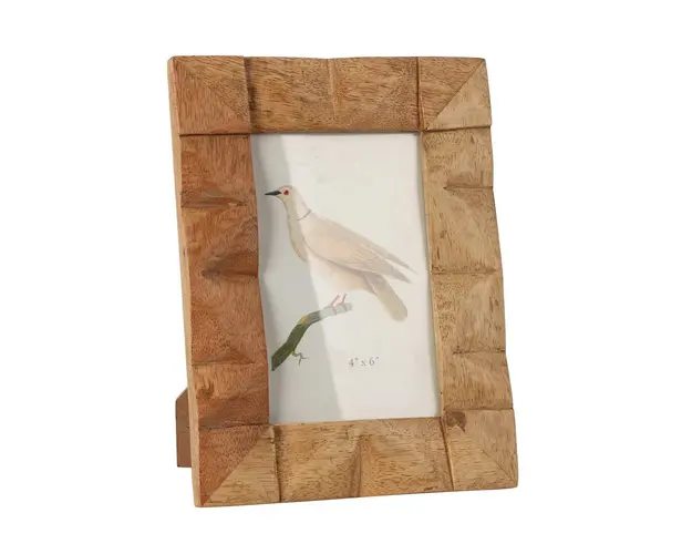 Rama foto, Excellent Houseware, 10x15 cm, lemn de mango, maro