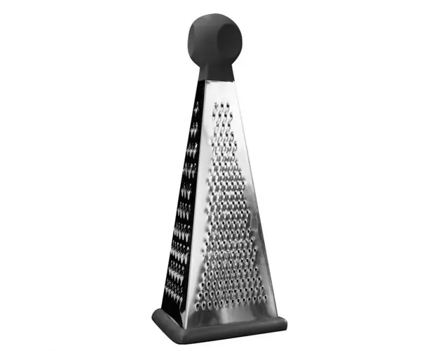Razatoare cu 3 laturi BergHOFF, Essentials, 10 x 10 x 21 cm, inox/cauciuc, negru