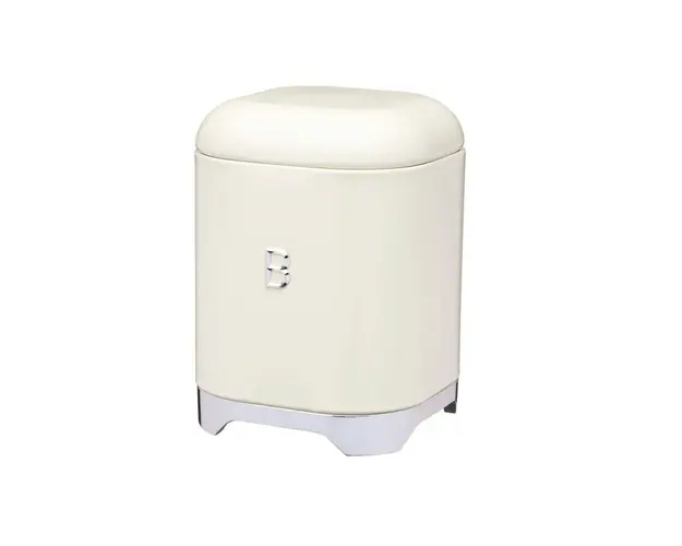 Recipient cu capac pentru biscuiti New Vintage, Mercury, 14.5x14.5x19.5 cm, metal