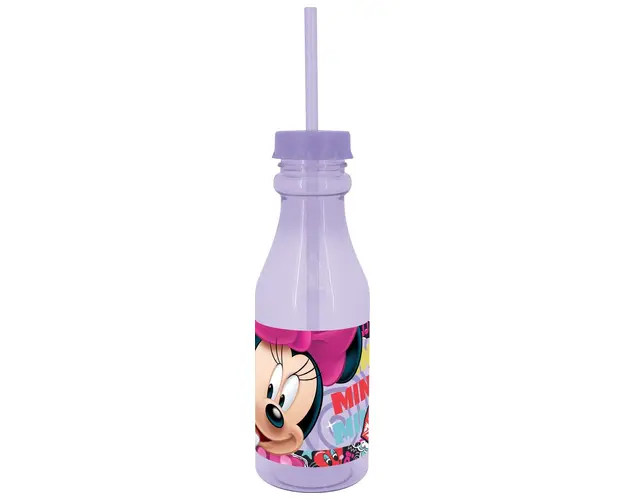 Recipient cu pai Minnie, Disney, 500 ml, plastic, mov