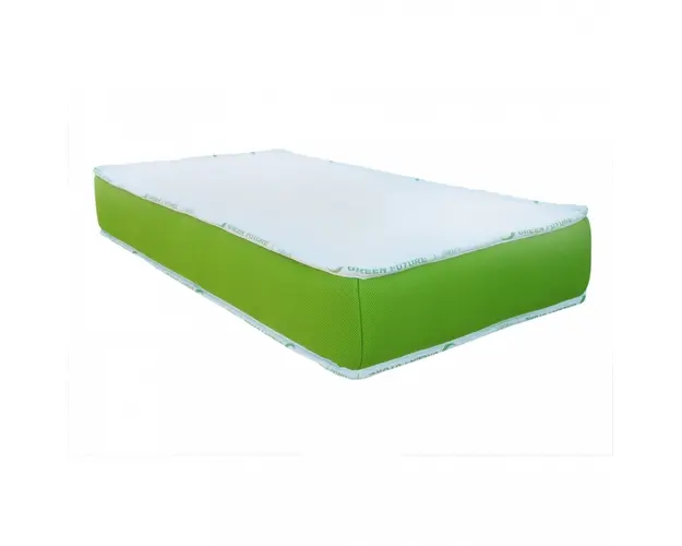 Saltea Green Future NATURE KIDS, husa cu fibre de bambus si structura cu spuma latex, 60 x 120 cm