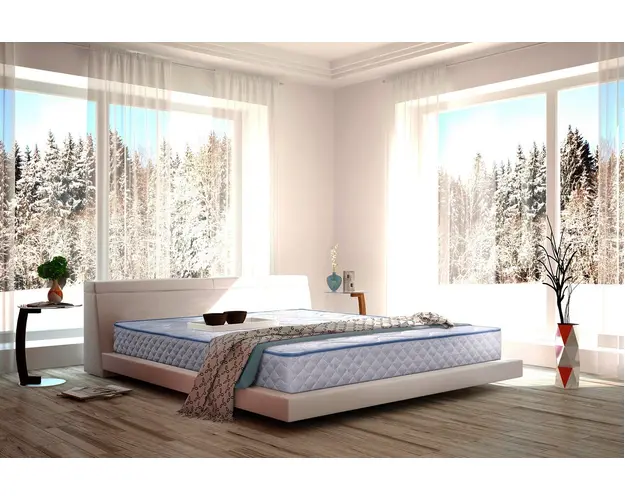 Saltea Ortopedica Ice Touch Memo Latex 90×200 cm, 7 zone, memory foam, latex, medie/ferma, anatomica, ergonomica