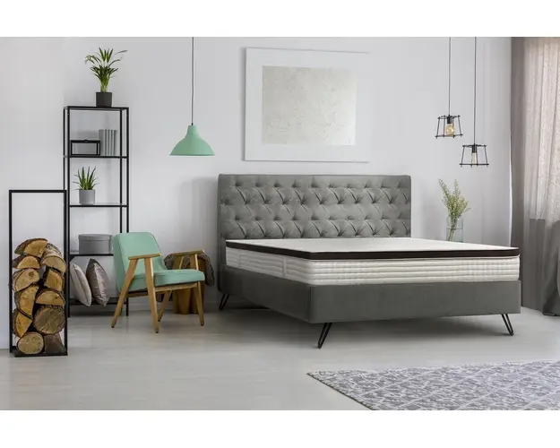 Saltea Perugia Organic Cotton Pocket Memory 7 Zone de Confort 90x200 cm