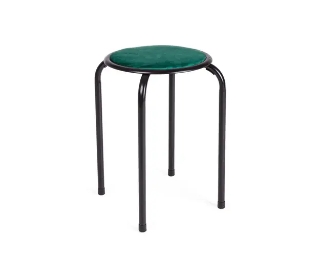 Scaun Amal, Bizzotto, catifea, 30x30x45 cm, verde