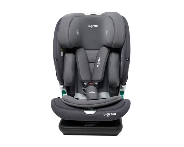 Scaun auto cu isofix U-grow, 52.3x45.3x69 cm, poliester, gri