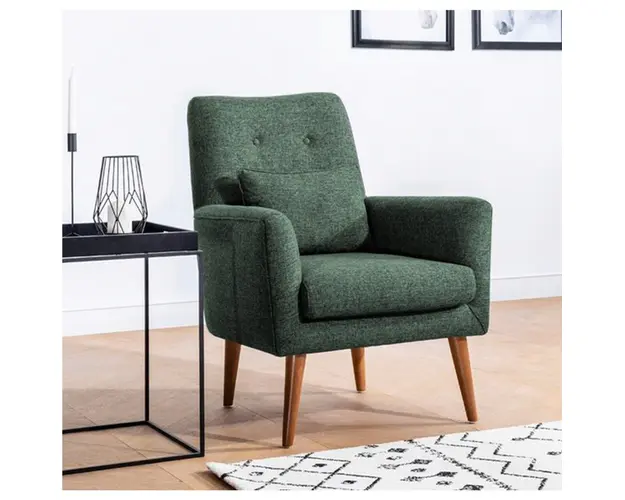 Fotoliu, Unique Design, 867UNQ1056, Lemn de carpen, Verde