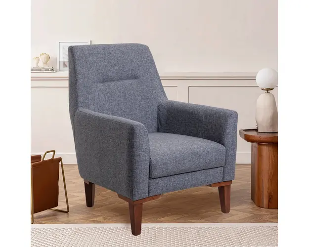 Fotoliu, Unique Design, 867UNQ1077, Lemn de carpen, Gri inchis