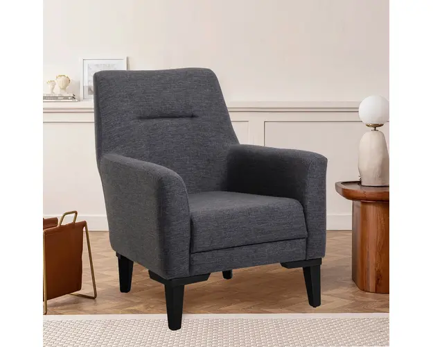 Fotoliu, Unique Design, 867UNQ1801, Lemn de carpen, Antracit