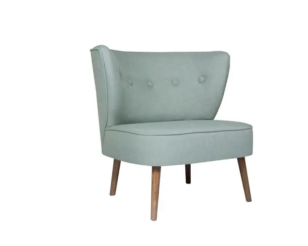 Fotoliu, Zeon, 558ZEN1104, Lemn, Albastru indigo