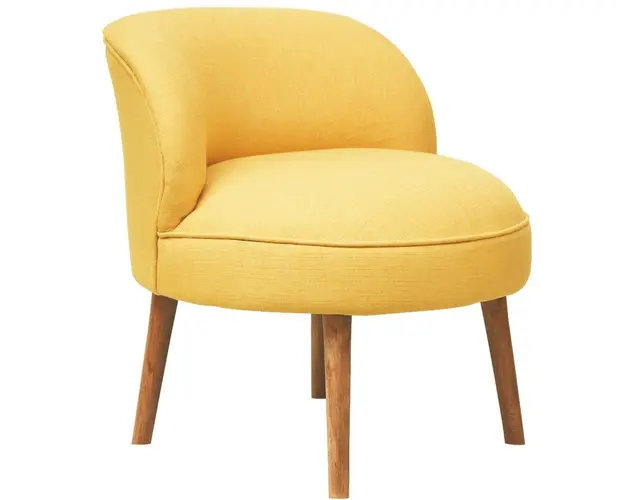 Fotoliu, Zeon, 558ZEN1137, Lemn, Galben