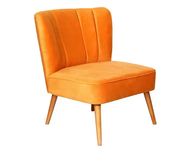 Fotoliu, Zeon, 558ZEN1145, Lemn, Portocaliu