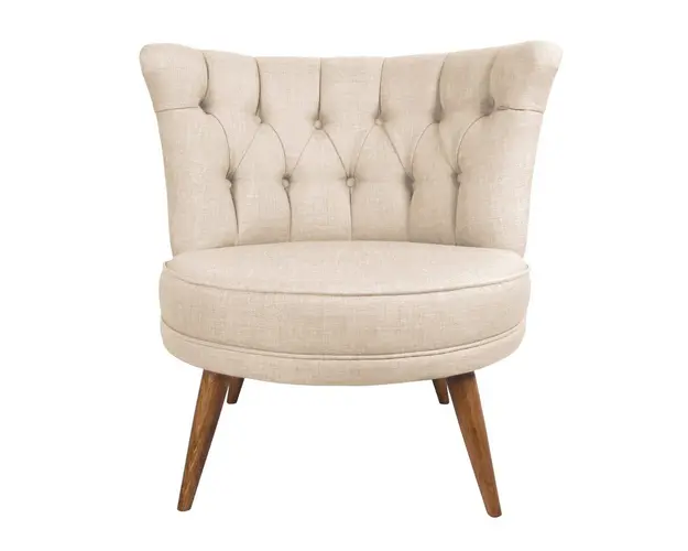 Fotoliu, Zeon, 558ZEN1165, Lemn, Crem