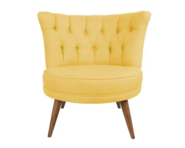 Fotoliu, Zeon, 558ZEN1171, Lemn, Galben