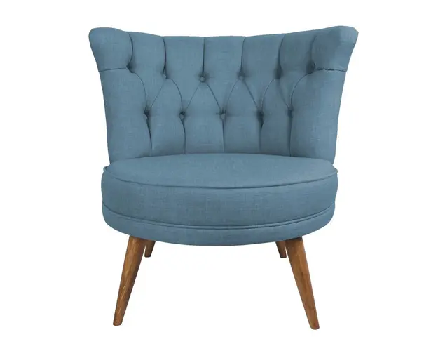 Fotoliu, Zeon, 558ZEN1172, Lemn, Albastru