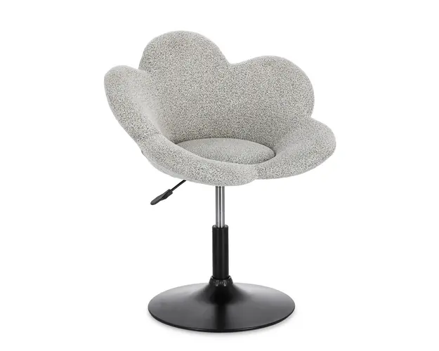 Scaun cu inaltime ajustabila Fleur, Bizzotto, 69x55x69-81 cm, otel/poliester, bej