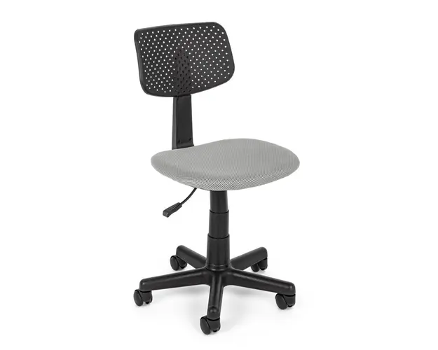 Scaun de birou Artemis, Bizzotto, mesh/nailon, gri