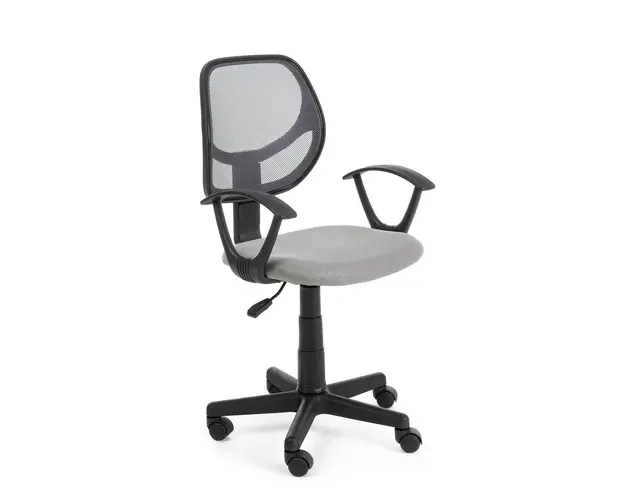 Scaun de birou Ella, Bizzotto, mesh/nailon, gri