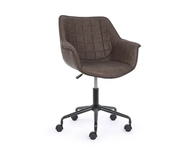 Scaun de birou Joshua, Bizzotto, piele ecologica, maro