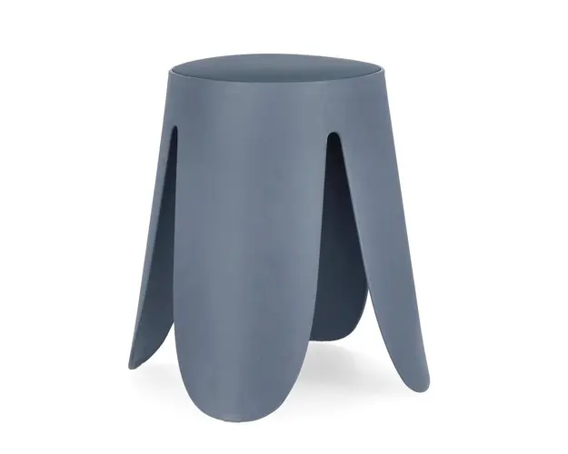 Scaun Imogen, Bizzotto, 37x47 cm, polipropilena/piele ecologica, albastru octane