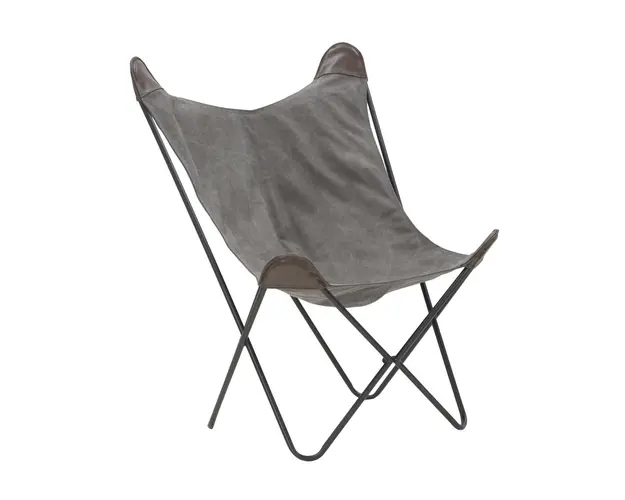 Scaun Montana, Mauro Ferretti, 74x71x103 cm, fier, gri/maro