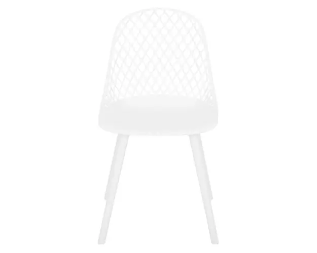 Scaun pentru gradina/terasa Cosmos, 46.5x54x84 cm, polipropilena, alb