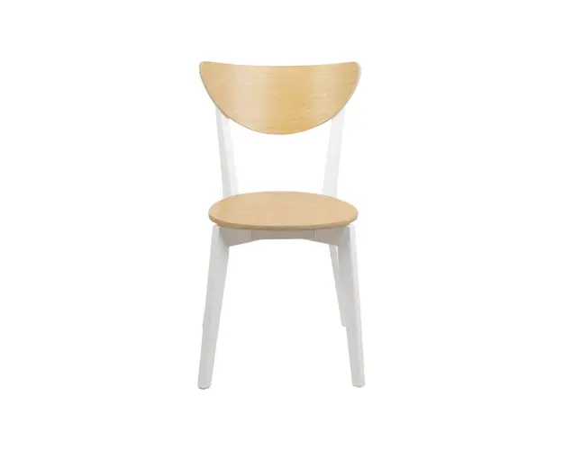 Scaun Sessi, Homla, 41x42x80 cm, lemn, natur/alb