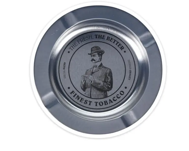 Scrumiera The fresh the better, Ø14 cm, metal, argintiu