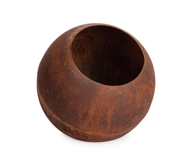 Semineu aer liber Efesto, Bizzotto, 50x45 cm, otel acoperit cu pulbere, aramiu