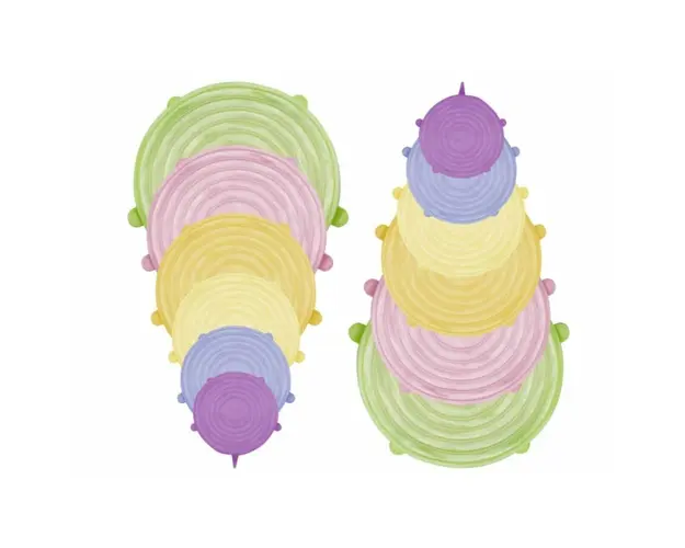 Set 12 capace, Beper, C102COC101, silicon, multicolor