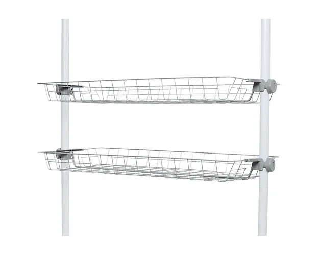 Set 2 cosuri, Wenko, Herkules, 38 x 8 x 94 cm, inox/plastic/polipropilena