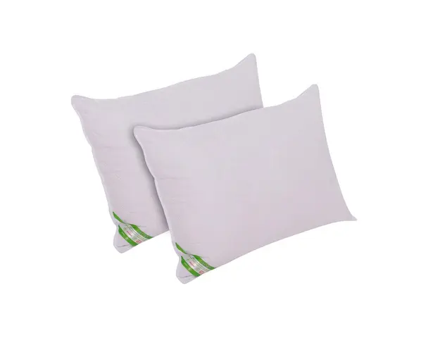 Set 2 perne 40x50 cm, microfibra matlasata, alb