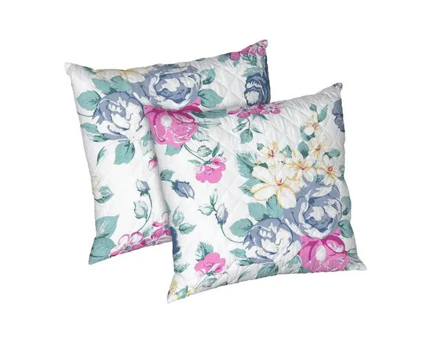 Set 2 perne Joanna, microfibra matlasata Alcam, 70x70 cm