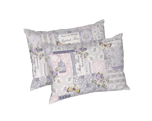 Set 2 perne Raphaela, microfibra matlasata Alcam, 50x70 cm