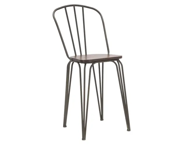 Set 2 scaune Harlem, Mauro Ferretti, 54x45x102 cm, fier, natural