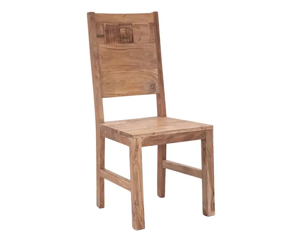 Set 2 scaune Mumbai, Mauro Ferretti, 45x45x100 cm, lemn de salcam, maro