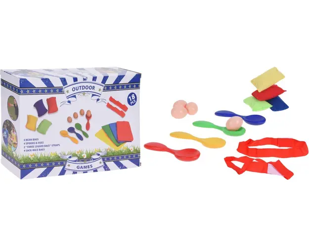 Set 4 jocuri distractive, 18 piese, eva, multicolor