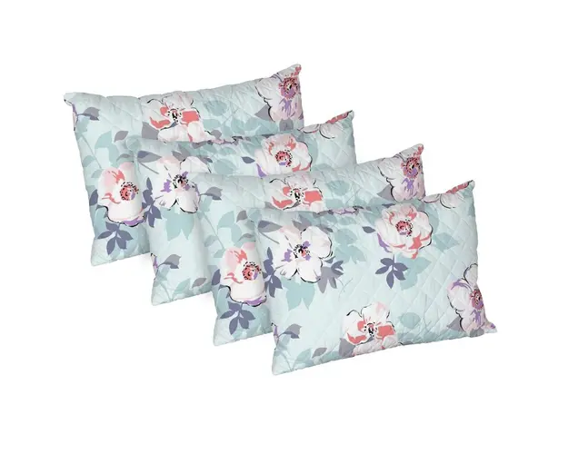 Set 4 perne Marilla, microfibra matlasata, 50x70 cm