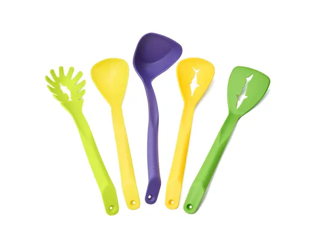 Set 5 ustensile de bucatarie, Vanora, nailon, multicolor