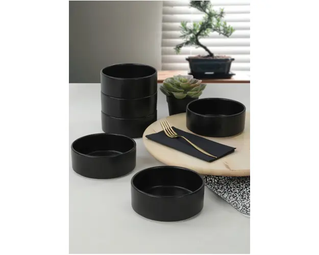 Set boluri, Keramika, 275KRM1631, Ceramica, Negru