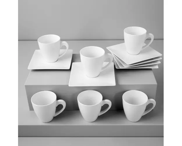 Set cafea 12 piese Porto, Ambition, portelan