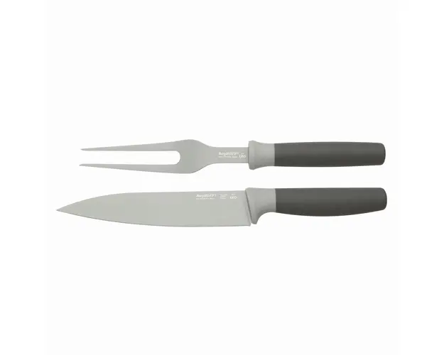 Set cutit si furculita pentru friptura Carving BergHOFF, Leo, inox