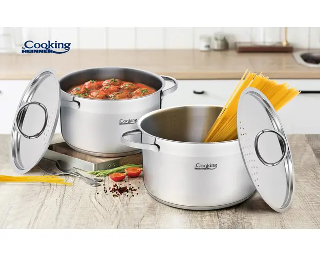 Set de gatit Aleida, Heinner, 4 piese, inox