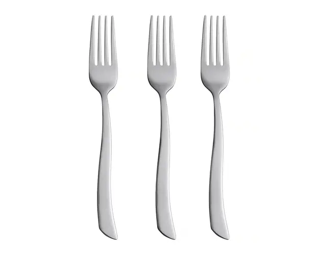 Set furculite 3 piese Wave, Ambition, 20.6 cm, inox
