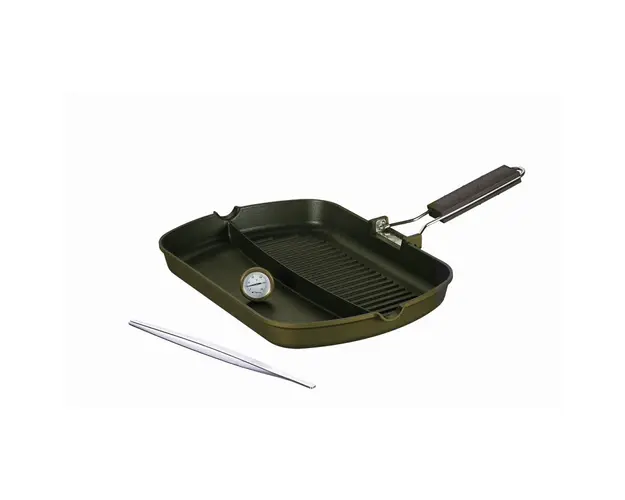 Set tigaie grill 3 piese Diamantea Beige, Tognana, 34 x 24 cm, aluminiu, negru