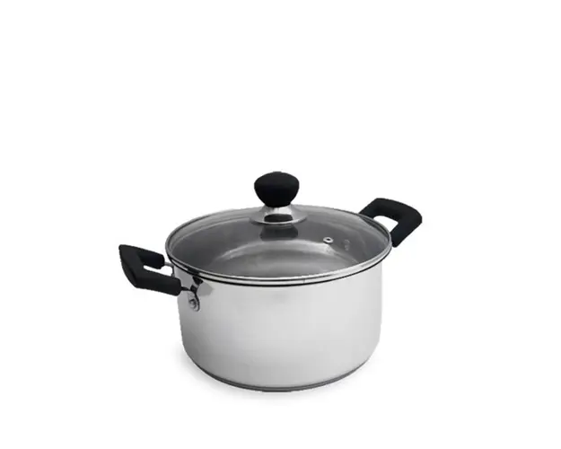 Cratita cu capac, Sabichi, 4.5 L, inox, argintiu
