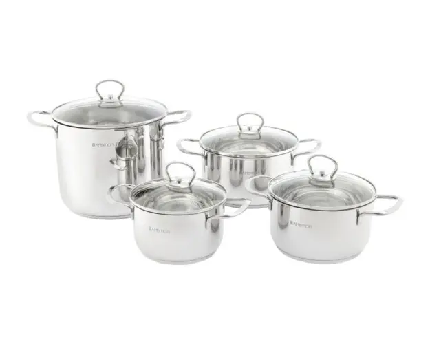 Set oale 8 piese Dallas, Ambition, 16/18/20/22 cm, inox